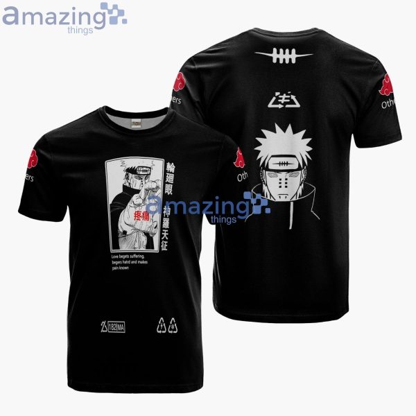 Naruto Movie Uzumaki Cosplay Costume Mix Akatsuki Anime Merch Printed 3D T-Shirt Product Photo 1