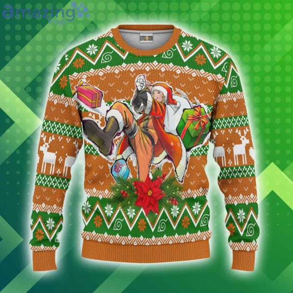 Naruto Santa Claus Custom Naruto Christmas Ugly Sweater Anime 3D Sweater Product Photo 1