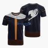 Natsu Dragneel Uniform Fairy Tail Amine All Over Print 3D T-Shirt