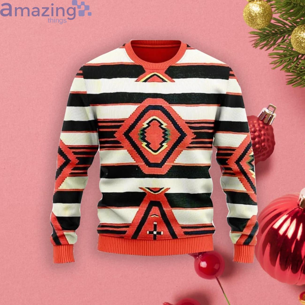 Navajo Chief Vintage Navajo Classic Christmas Gift Ugly Christmas Sweater Product Photo 1