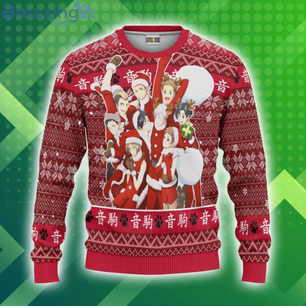 Nekoma High Christmas Ugly Sweater Haikyuu Anime 3D Sweater Product Photo 1