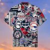 New England Patriots Striped Fans Gift Logo Sport Lover Hawaiian Shirt
