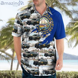 New Hampshire State Police Ford Explorer Hawaiian Shirt Product Photo 3