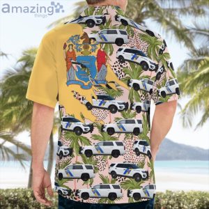 New Jersey State Police Ford Explorer Car Lover Hawaiian Shirt image New Jersey State Police Ford Explorer Car Lover Hawaiian Shirt Product Photo 4