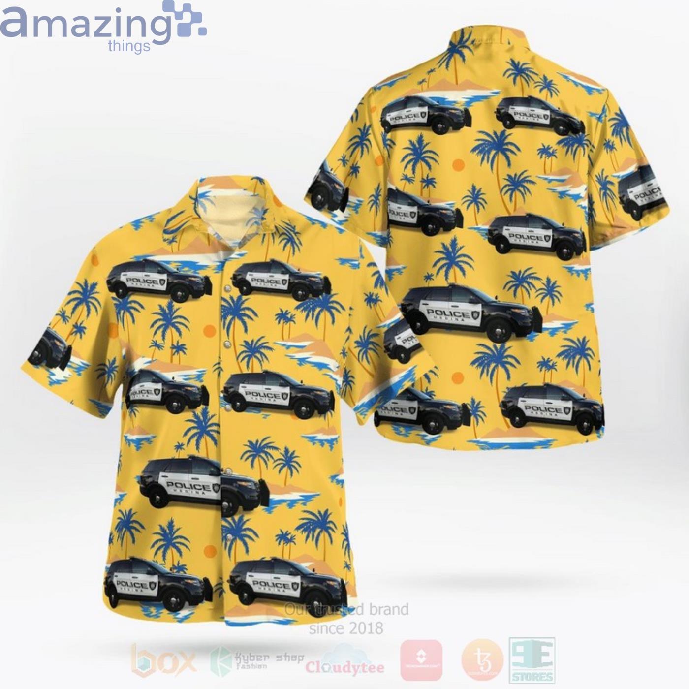 New Media Ohio Medina Police Depart Hawaii Shirt Product Photo 1