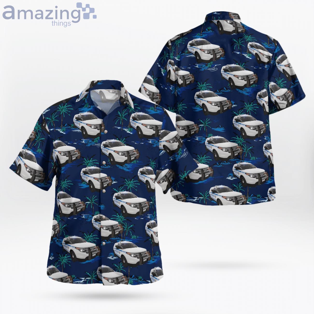 New York City Office Ford Interceptor Utility Hawaiian Shirt image New York City Office Ford Interceptor Utility Hawaiian Shirt Product Photo 1 Product photo 1