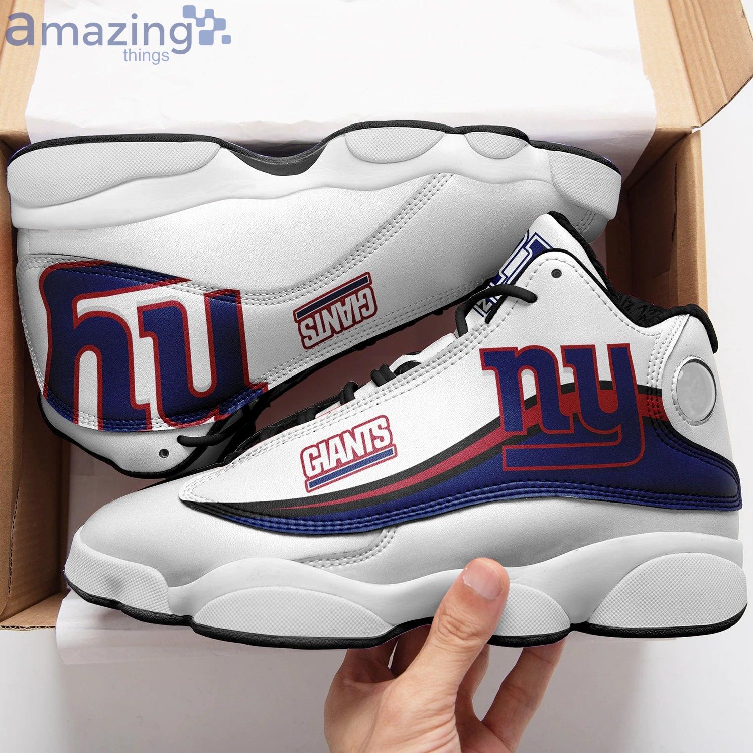 New York Giants Limited Edition Air Jordan 13 Sneakers Shoes For Fans -  Banantees