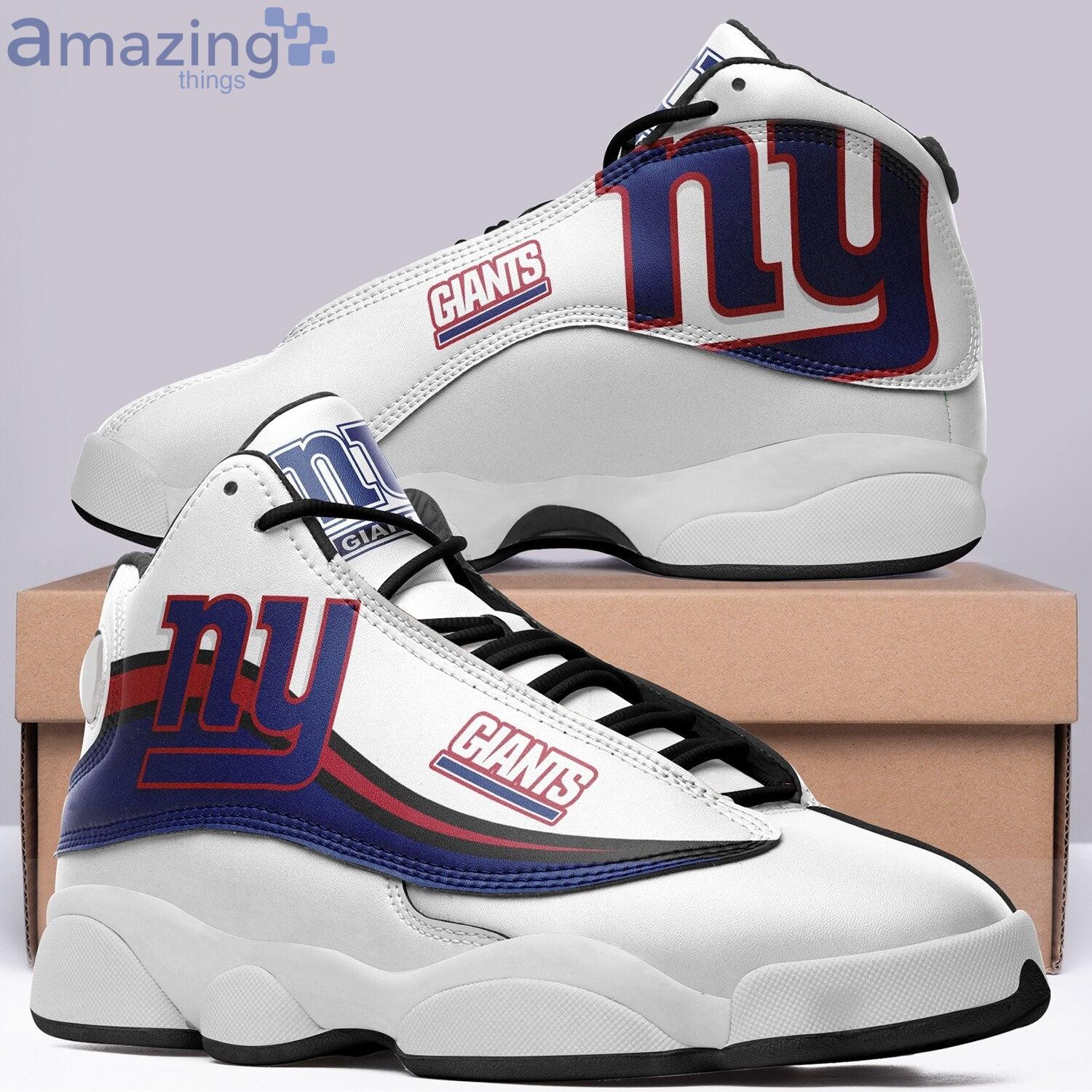 New York Giants Fans Air Jordan 13 Sneaker Shoes For Fans Product Photo 1