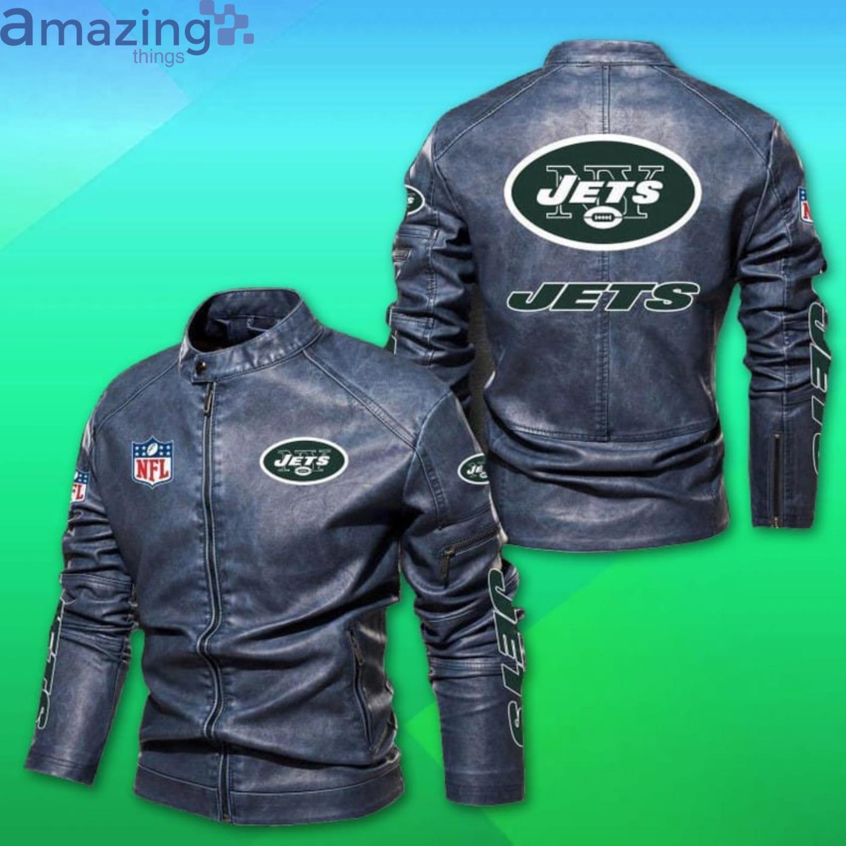 new york jets leather jacket