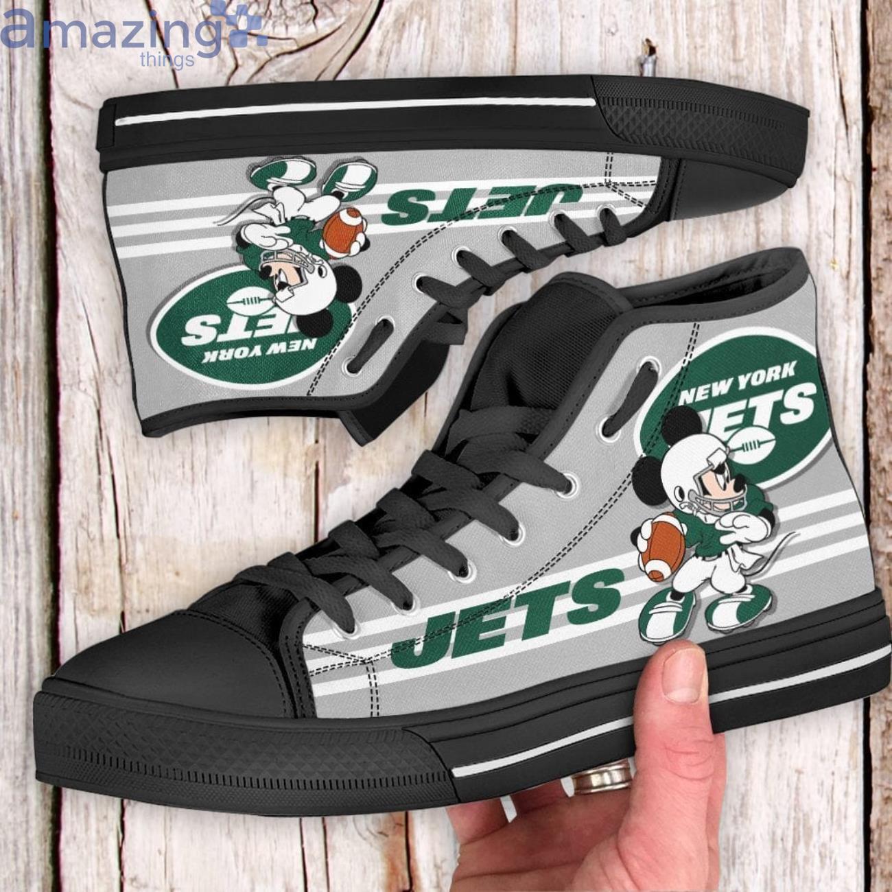 New York Jets Team Sport Lover High Top Shoes Fan Product Photo 1