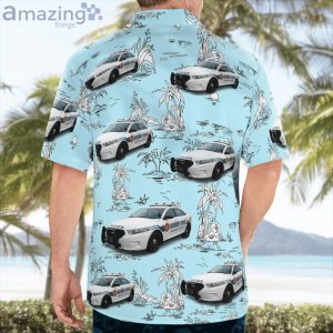New York Nassau County Highway Patrol Ford Police Interceptor Hawaiian Shirt Product Photo 4