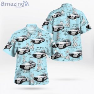 New York Nassau County Highway Patrol Ford Police Interceptor Hawaiian Shirt Product Photo 1