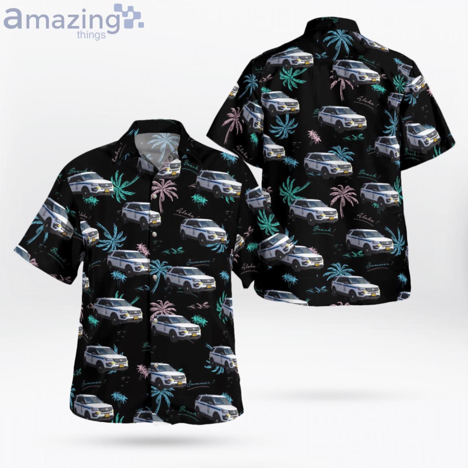 New York State Emergency Medical Services 2017 Ford Police Interceptor Utility Hawaiian Shirt image New York State Emergency Medical Services 2017 Ford Police Interceptor Utility Hawaiian Shirt Product Photo 1 Product photo 1