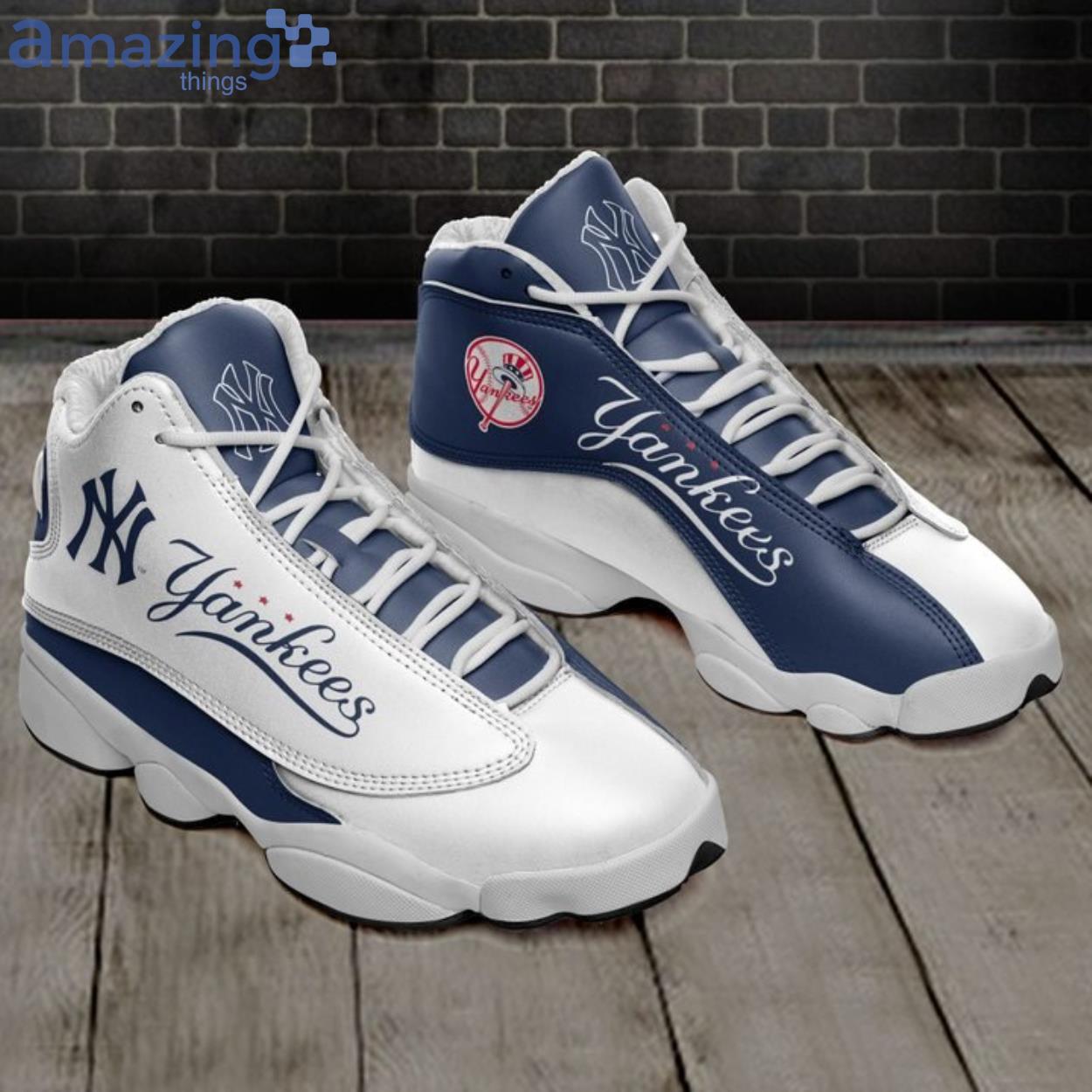 New York Yankees Air Jordan 13 Sneaker Shoes
