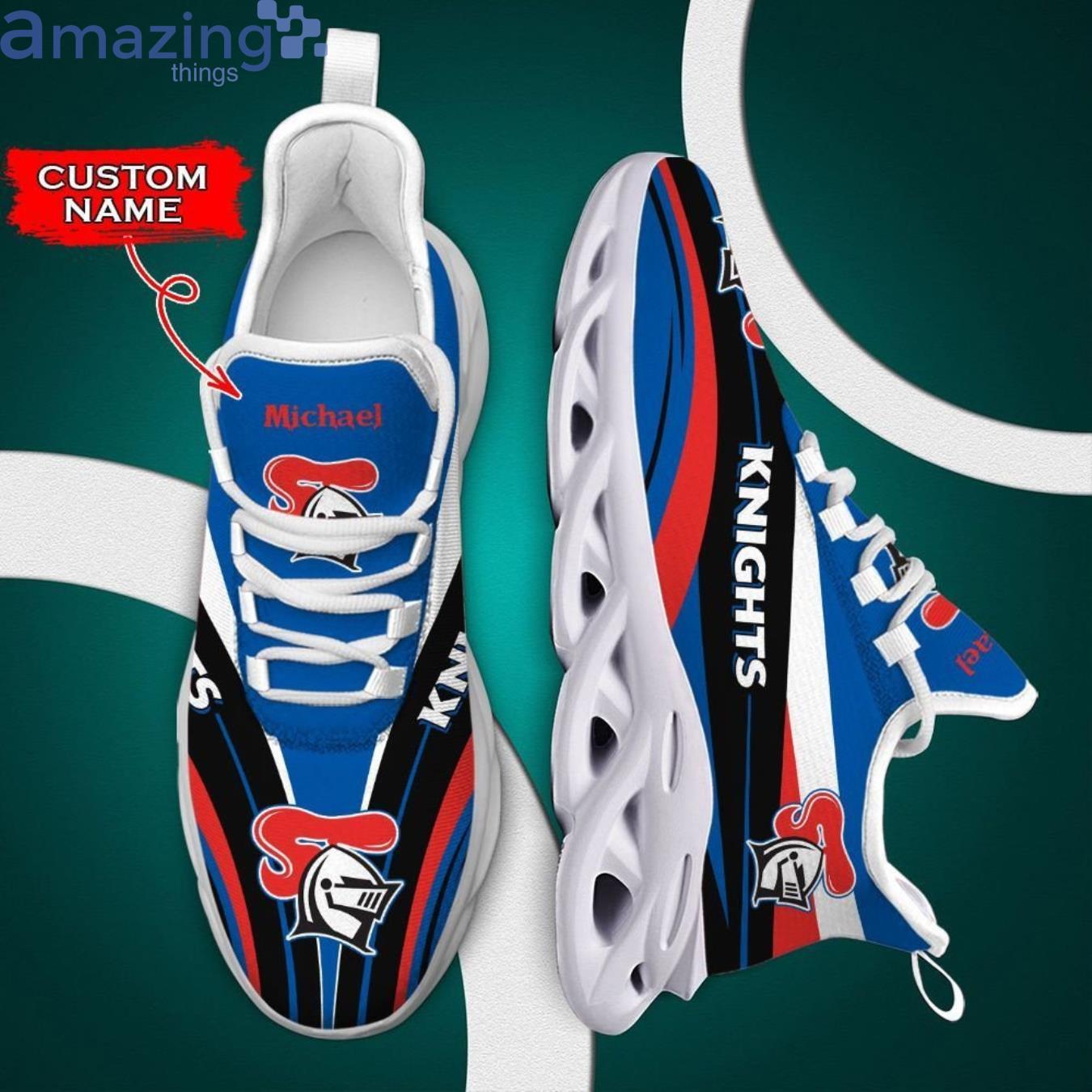 Newcastle Knights Max Soul Sneaker Custom Name Product Photo 1