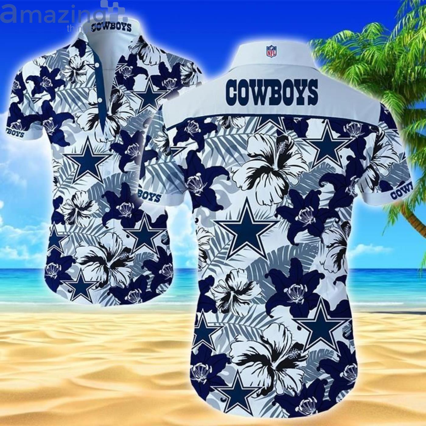 dallas cowboys floral shirt