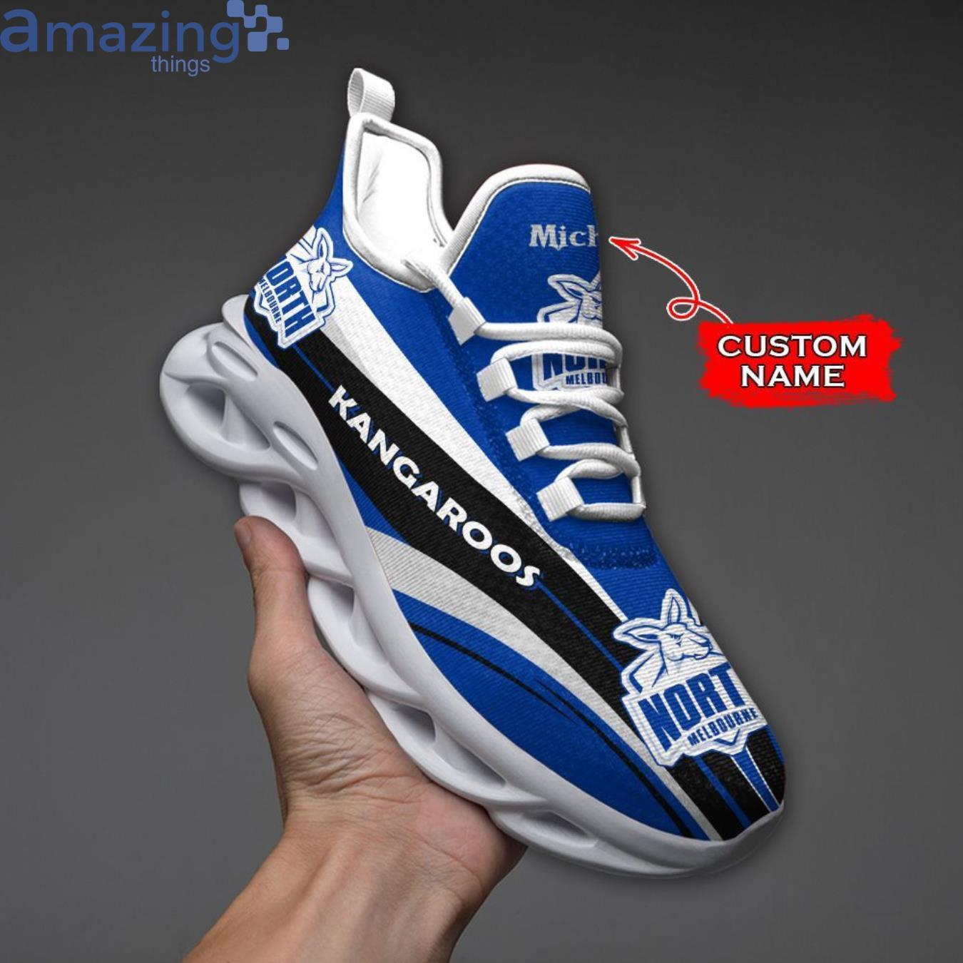 North Melbourne Kangaroos Max Soul Sneaker Personalized Name image North Melbourne Kangaroos Max Soul Sneaker Personalized Name Product Photo 5