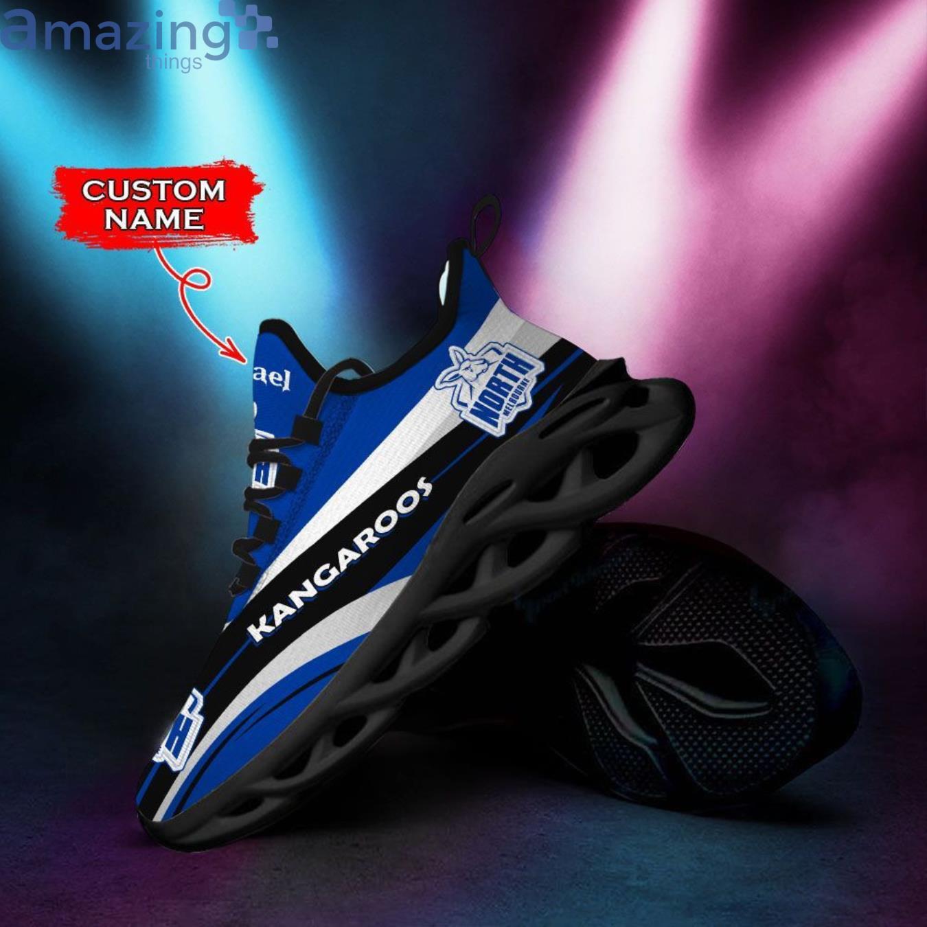 North Melbourne Kangaroos Max Soul Sneaker Personalized Name image North Melbourne Kangaroos Max Soul Sneaker Personalized Name Product Photo 7