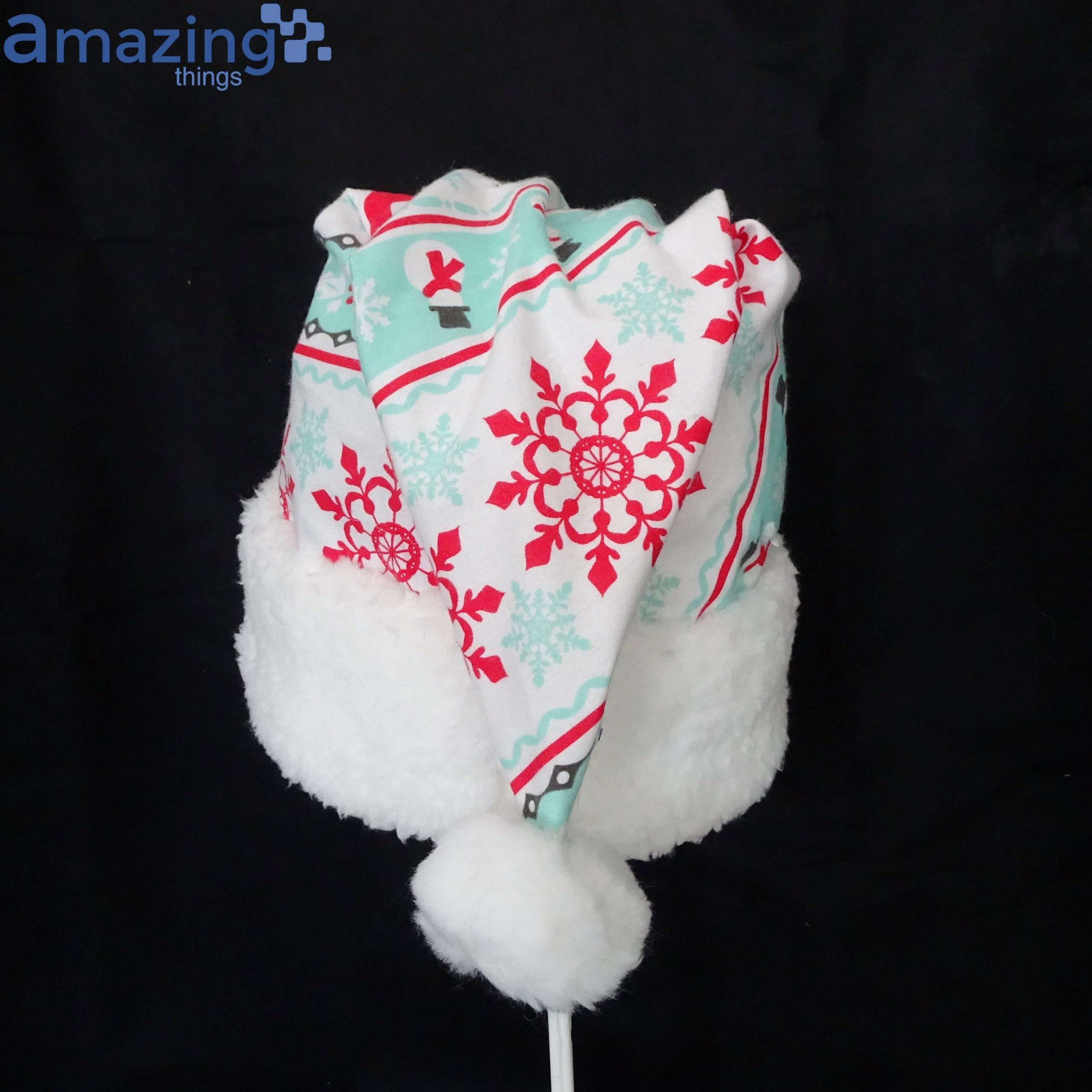 Novelty Holiday Stripe Christmas Santa Hat For Adult And Child image Novelty Holiday Stripe Christmas Santa Hat For Adult And Child Product Photo 3