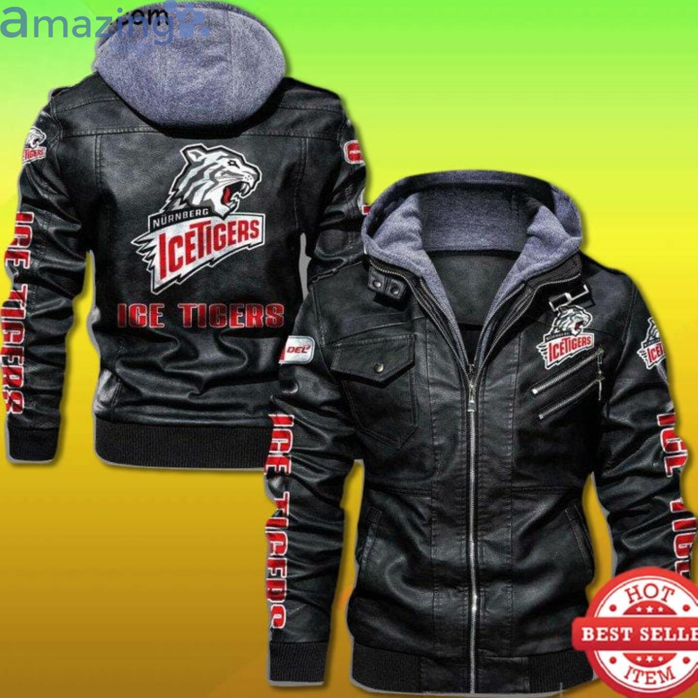 Nurnberg Ice Tigers Leather Jacket Product Photo 1