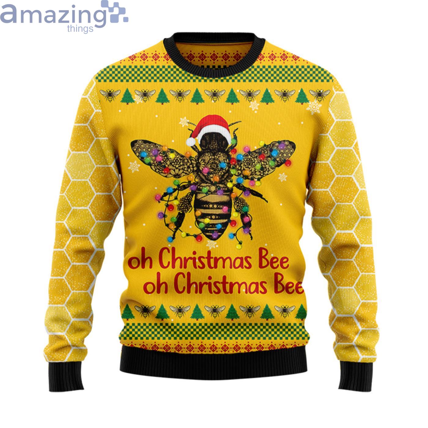Oh Christmas Bee Christmas Ugly Sweater Product Photo 1