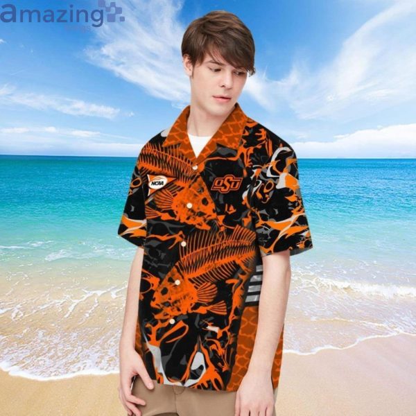 Oklahoma State Cowboys Fishing Fans Hawaiian Shirt For Men Womenproduct photo 2