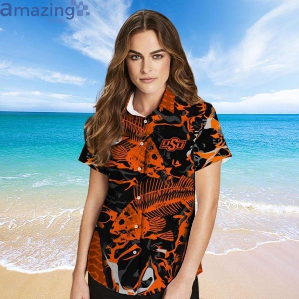 Oklahoma State Cowboys Fishing Fans Hawaiian Shirt For Men Womenproduct photo 3