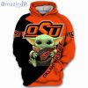 Oklahoma State Cowboys Ncaa Baby Yoda Star Wars 3D Hoodie