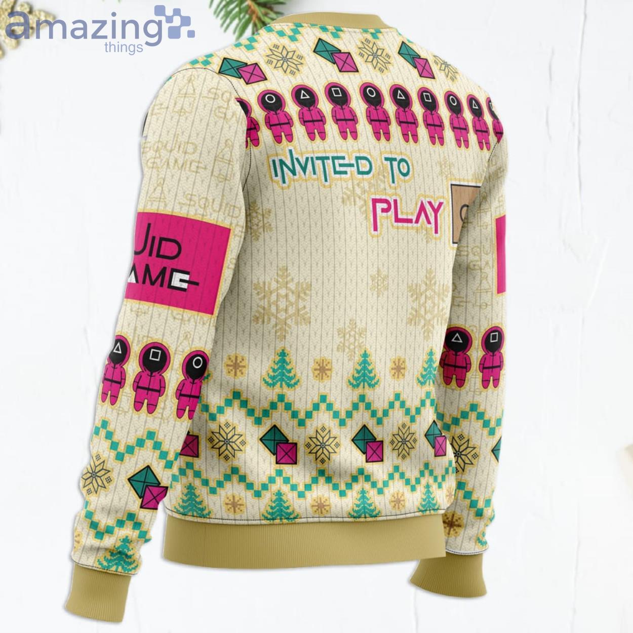 On The First Day Of Christmas Squid Game Christmas Sweater image On The First Day Of Christmas Squid Game Christmas Sweater Product Photo 3
