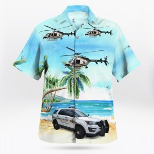 Orange County Florida Orange County Office Ford Police Interceptor Utility And Bell 407 Helicopter Hawaiian Shirt image Orange County Florida Orange County Office Ford Police Interceptor Utility And Bell 407 Helicopter Hawaiian Shirt Product Photo 3