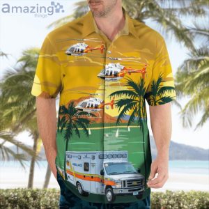 Pafford Emergency Medical Services Bell Jetranger Hawaiian Shirt Product Photo 3