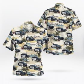 Palm Beach Gardens Palm Beach County Palm Beach Gardens Ford Police Interceptor Utility Hawaiian Shirt Product Photo 3 Product photo 2