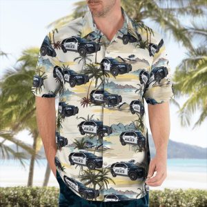 Palm Beach Gardens Palm Beach County Palm Beach Gardens Ford Police Interceptor Utility Hawaiian Shirt Product Photo 4