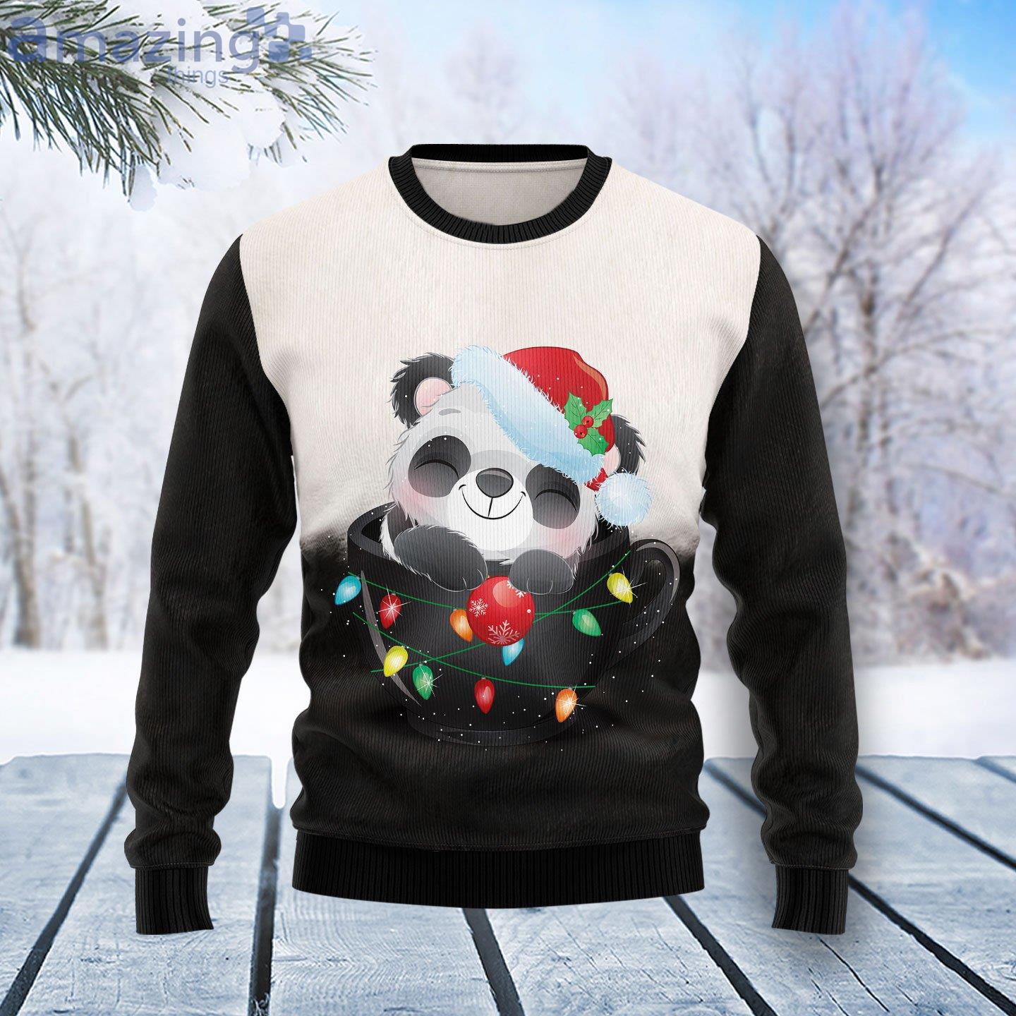 Panda ugly shop christmas sweater