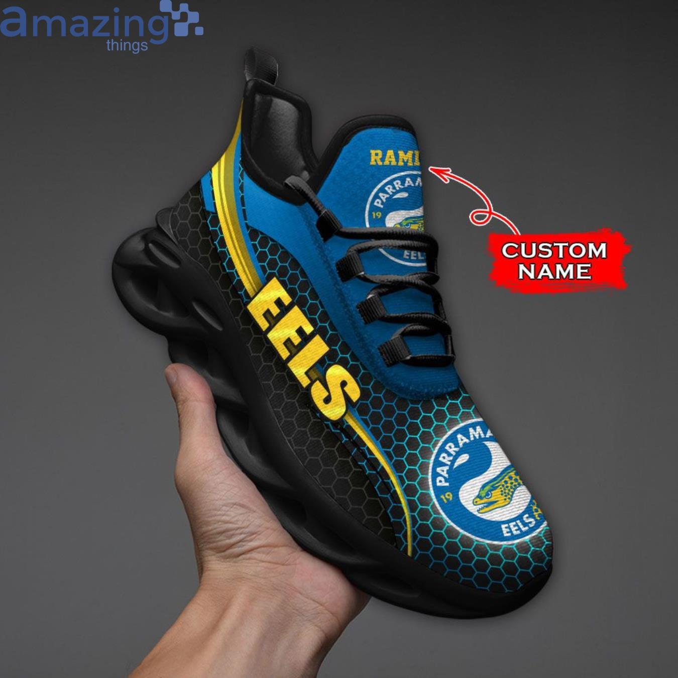 Parramatta Eels Max Soul Sneaker Personalized Name image Parramatta Eels Max Soul Sneaker Personalized Name Product Photo 8