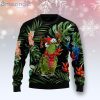 Parrot Tropical Parrot Lover Ugly Christmas Sweater