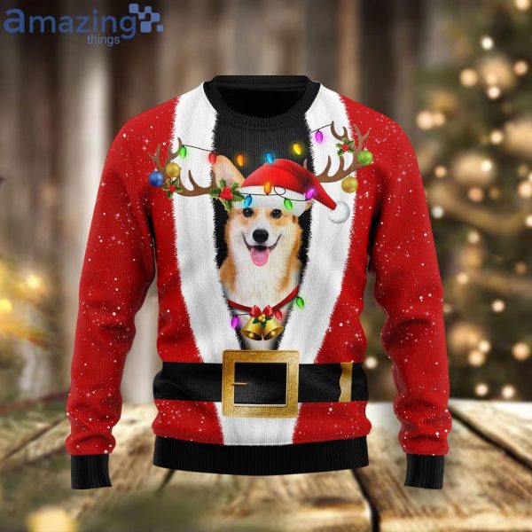 Corgi clearance christmas sweater