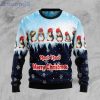 Penguin Hang Out Ugly Christmas Holiday Sweater