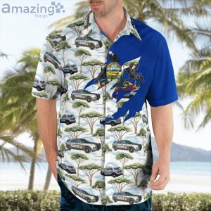 Pennsylvania State Police Ford Explorer Car Lover Hawaiian Shirt Product Photo 3