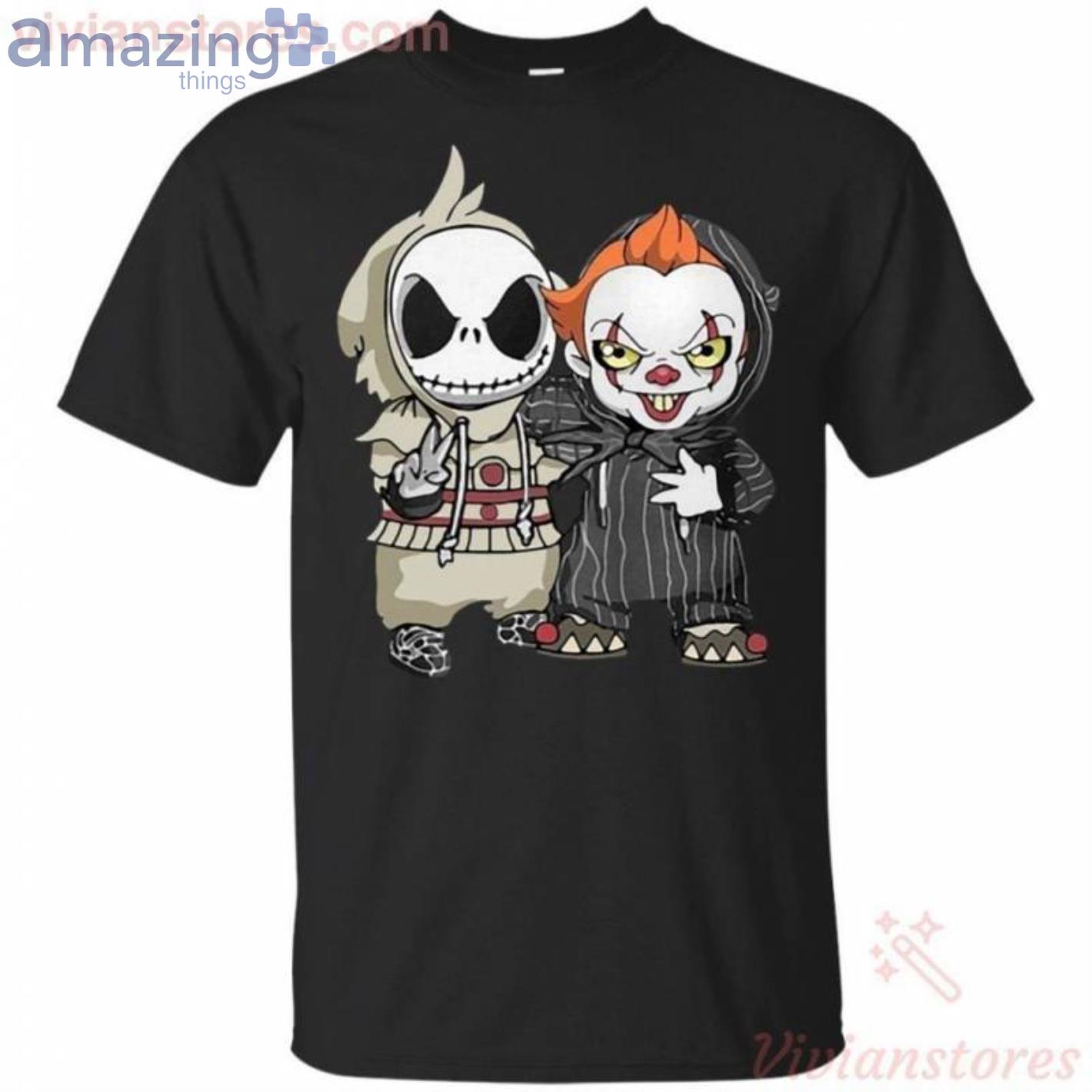 Perfect Halloween Jack Skellington Pennywise T-Shirt Product Photo 1