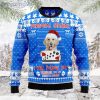 Personal Stalker Golden Retriever Ugly Christmas Holiday Sweater