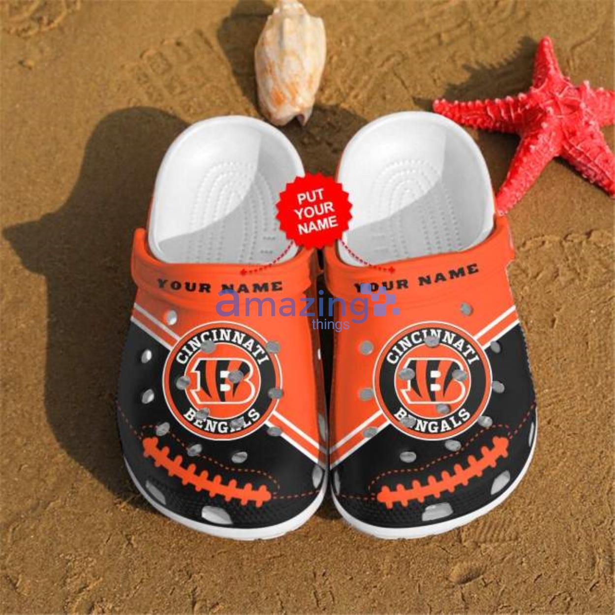 Personalized Cincinnati Bengals Clogs For Men And Women Product Photo 1
