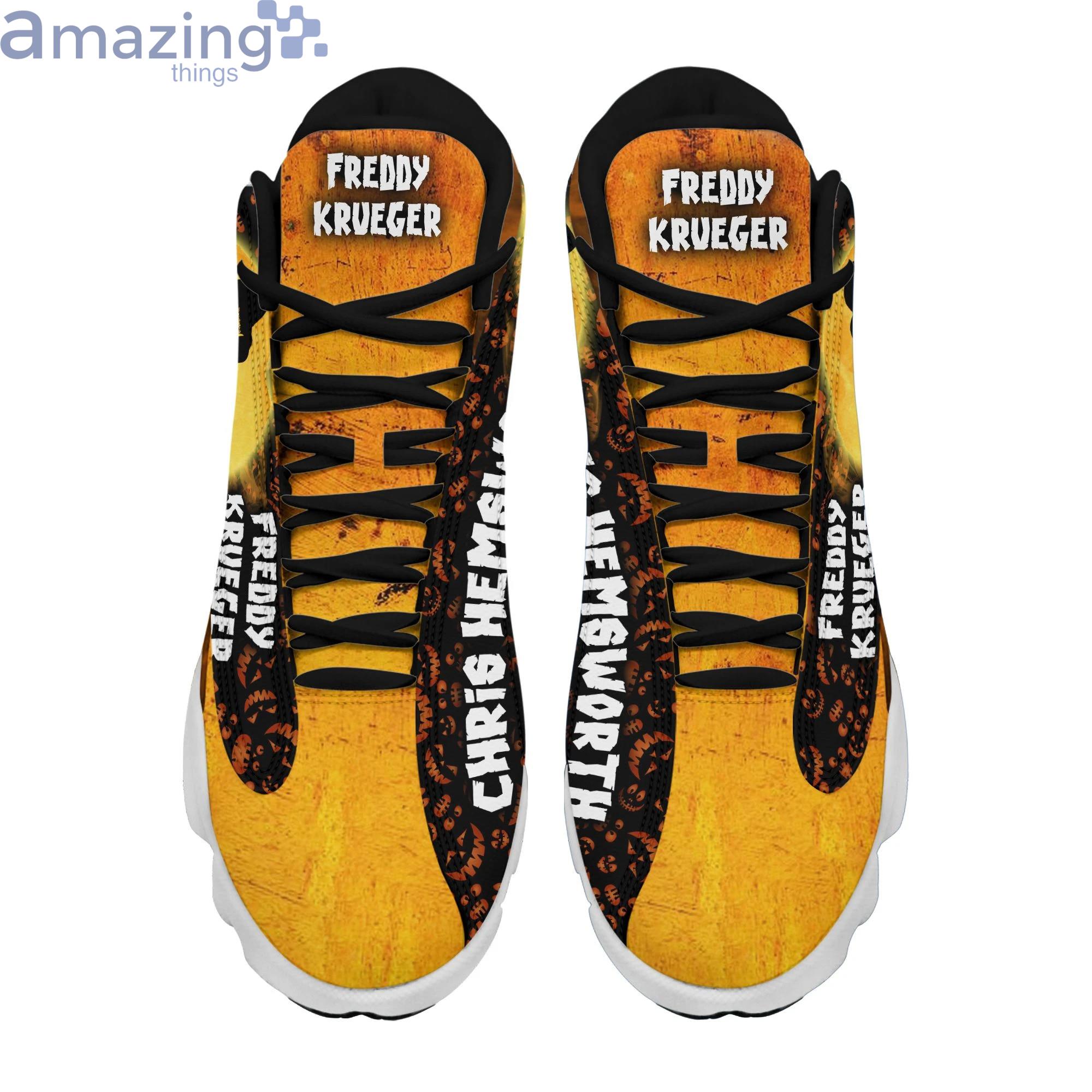 Personalized Freddy Krueger Halloween Black Air Jordan 13 Shoes Product Photo 1
