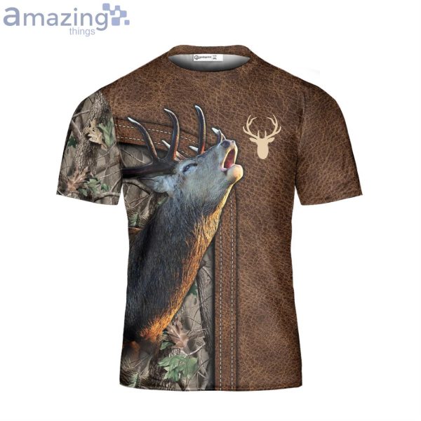 Personalized Love Deer 3D T-Shirt Deer Custom Gift For Deer Hunter Hunting Lovers Product Photo 1