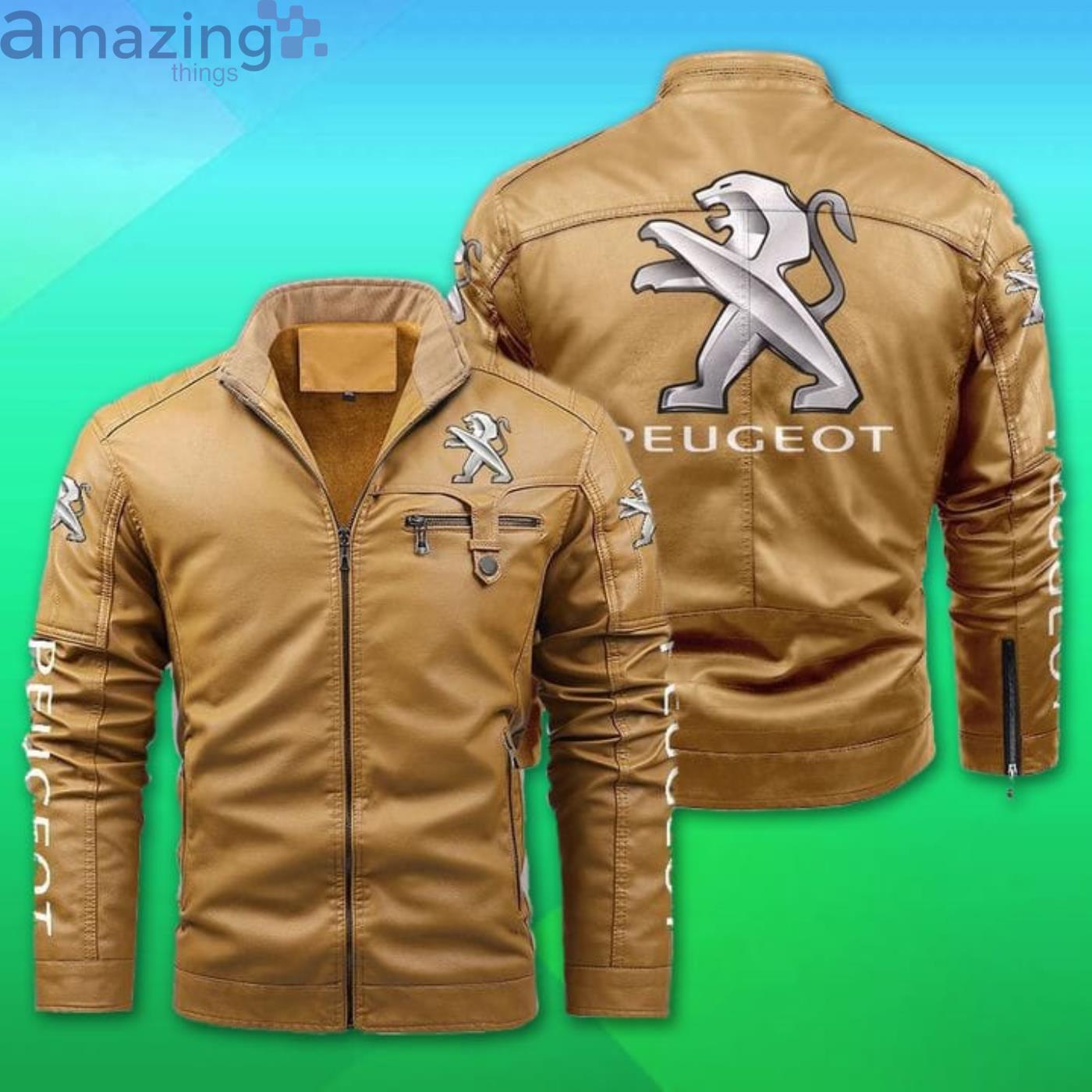 Peugeot Fleece Leather Jacket image Peugeot Fleece Leather Jacket Product Photo 2
