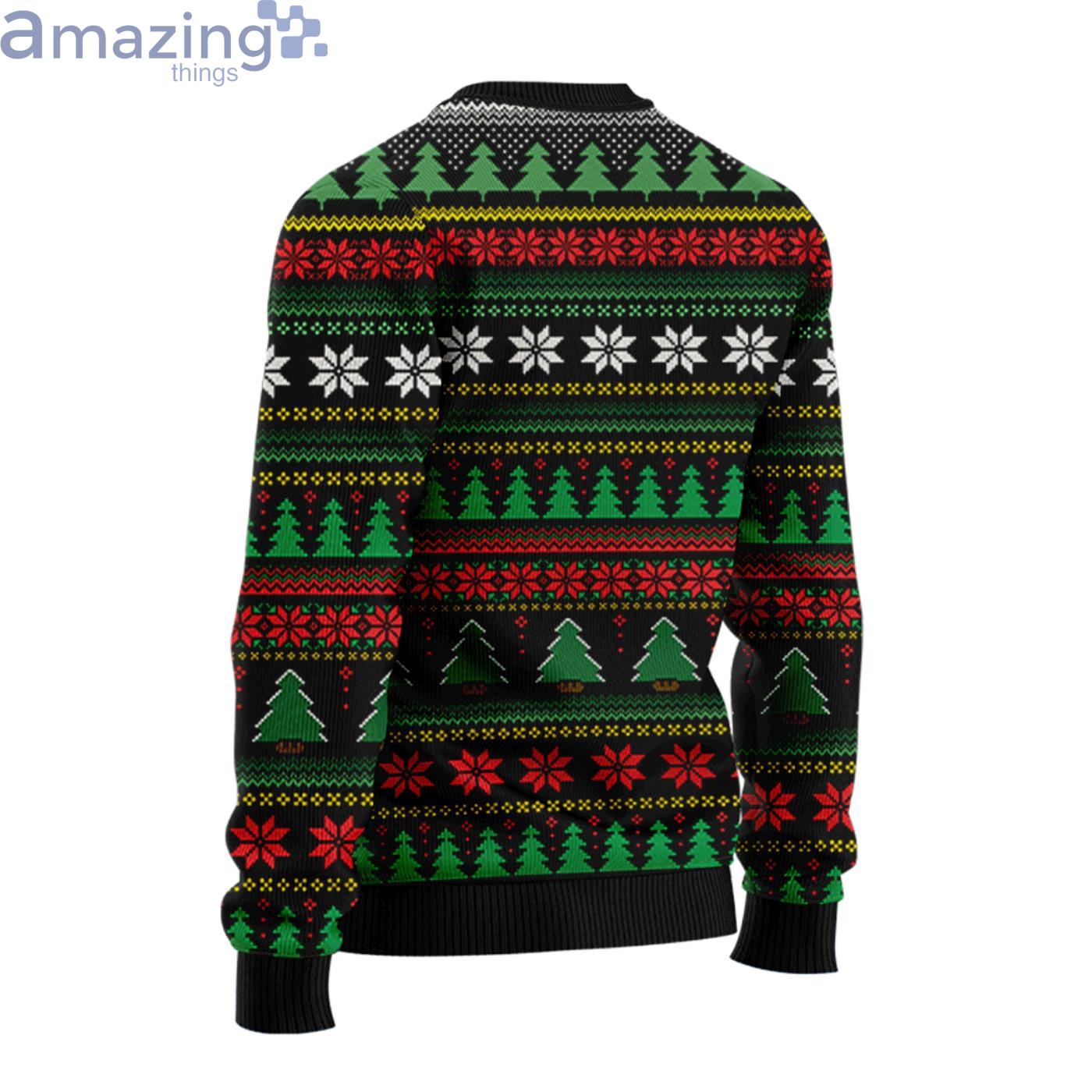 Pew Pew Madafakas Santa Claus Christmas Ugly Sweater image Pew Pew Madafakas Santa Claus Christmas Ugly Sweater Product Photo 2