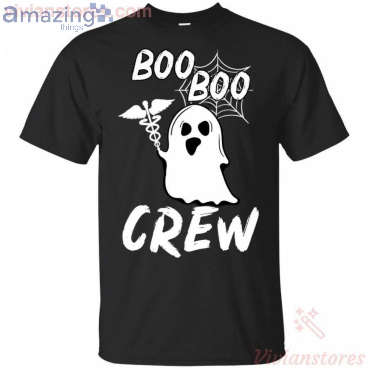 Pharmacist Ghost Boo Boo Crew Halloween T-Shirt Product Photo 1