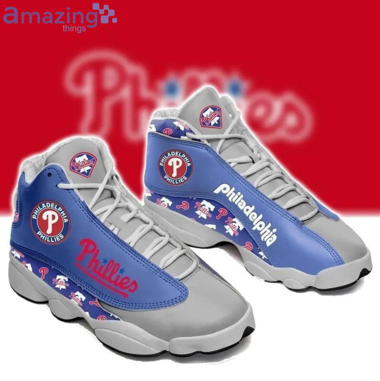 Philadelphia Phillies Cool Air Jordan 13 Sneaker Shoes For Fans Product Photo 1