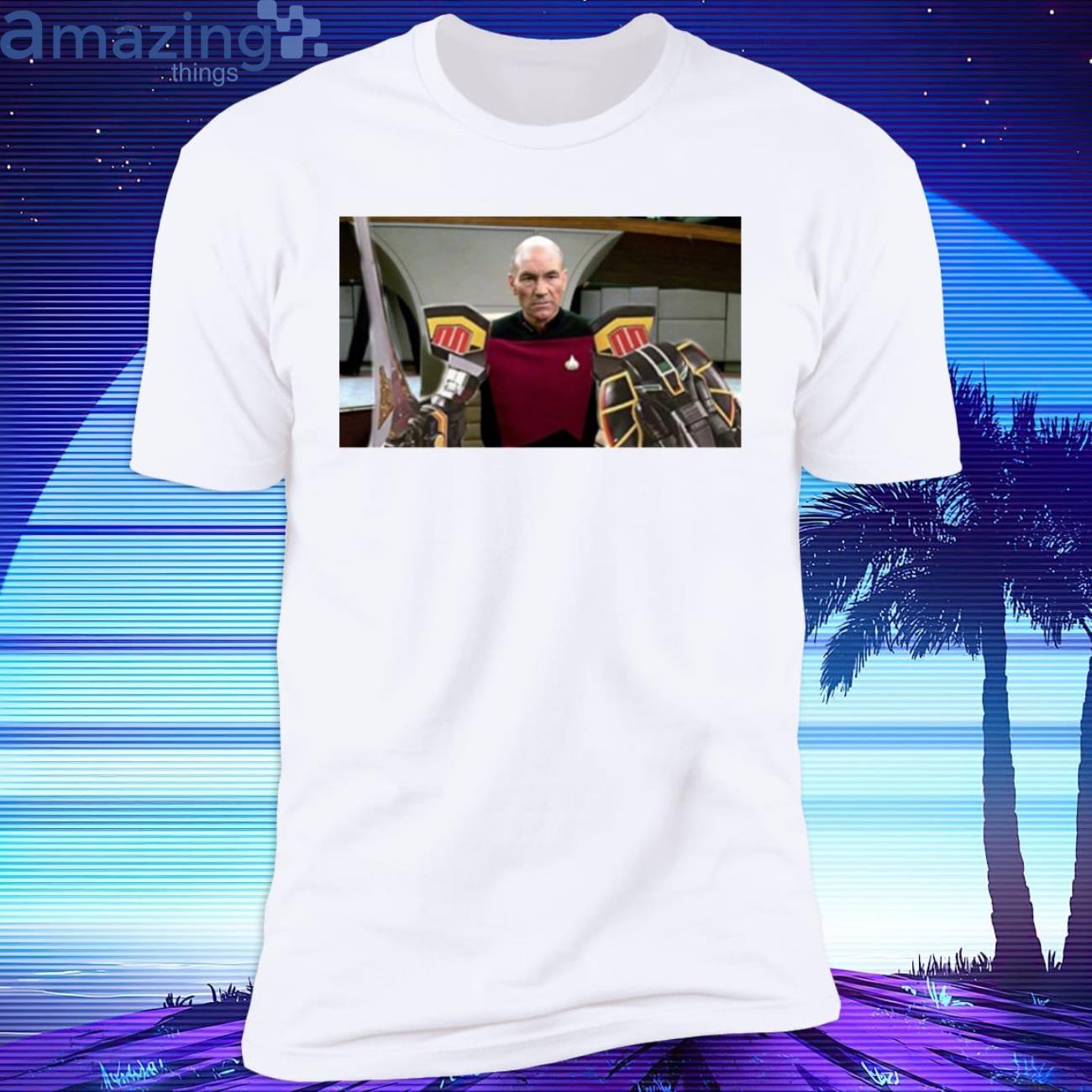 Picard Megazord T Shirt image Picard Megazord T-Shirt Product Photo 3