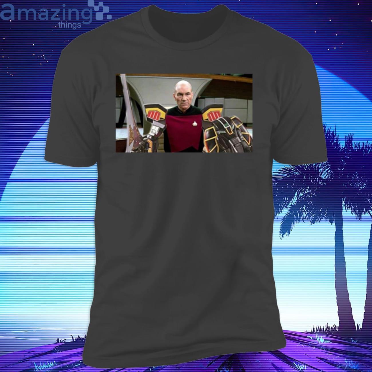 Picard Megazord T Shirt image Picard Megazord T-Shirt Product Photo 4